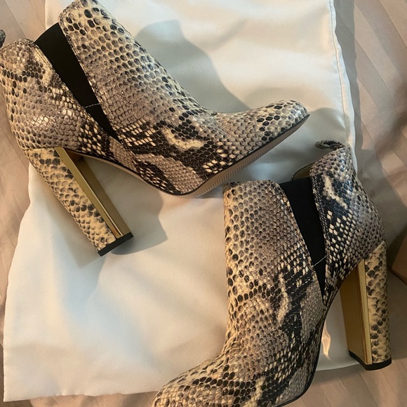 BCBGMaxAzria Shoes - Tilly High Heel snake Embossed booty
